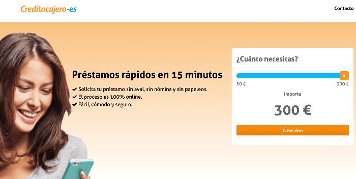 Creditocajero - Préstamos de hasta 300 €