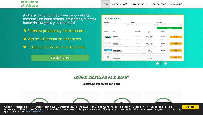 miDinero Ahora - Préstamos hasta 3 000 €