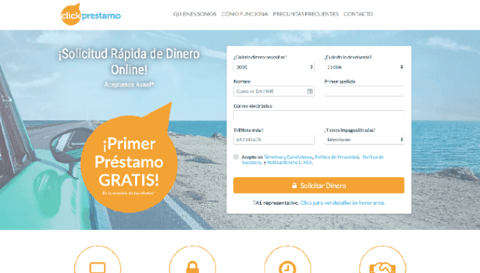 ClickPrestamo - Préstamos hasta 300 €