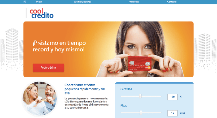 CoolCredito - Préstamo de hasta 300 €