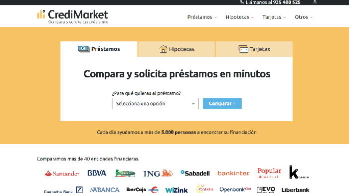 CrediMarket - Préstamos hasta 100 000 €