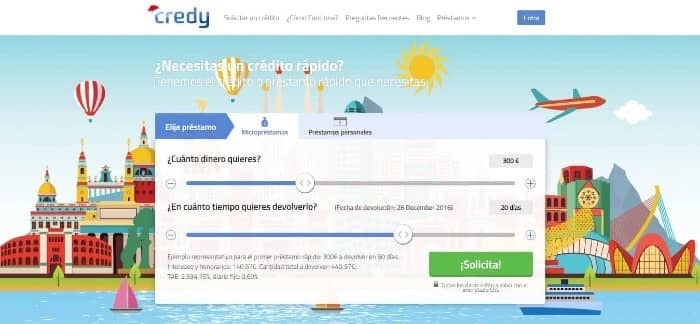 Credy - Préstamo de hasta 750 €