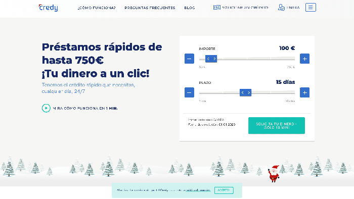 Credy - Préstamo de hasta 750 €