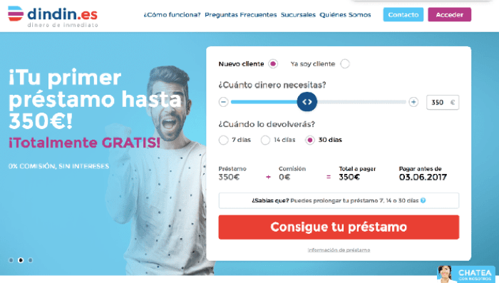 Dindin - Préstamo de hasta 750 €