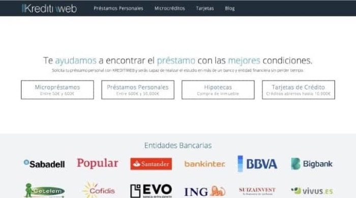 Kreditiweb - Préstamos hasta 50 000 €