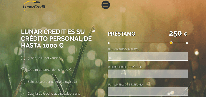 LunarCredit - Préstamos hasta 1 000 €