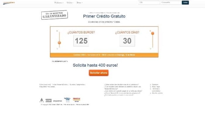 Necesito-Dinero - Préstamo de hasta 400 €