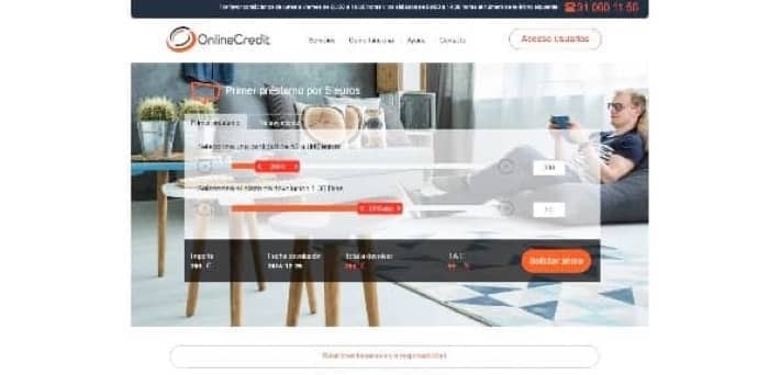 OnlineCredit - Préstamo de hasta 800 €