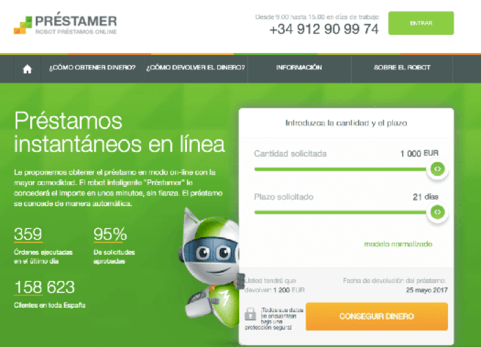 Préstamer - Préstamo de hasta 1 000 €