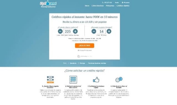 QueBueno - Préstamo de hasta 999 €