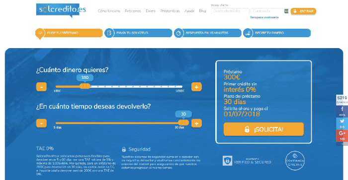 Solicita un préstamo con Solcrédito, el primero tiene 0% de interés