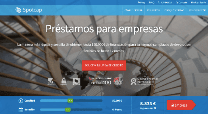 Spotcap - Préstamos hasta 100 000 €