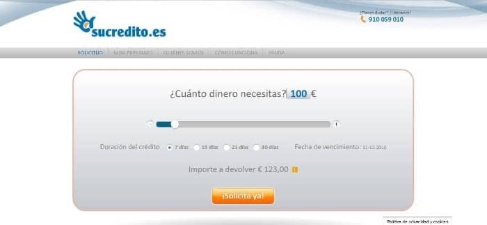 Sucredito.es - Préstamo de hasta 1 000 €