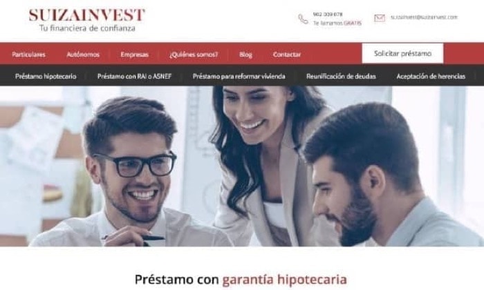 Suizainvest - Préstamos hasta 300 000 €