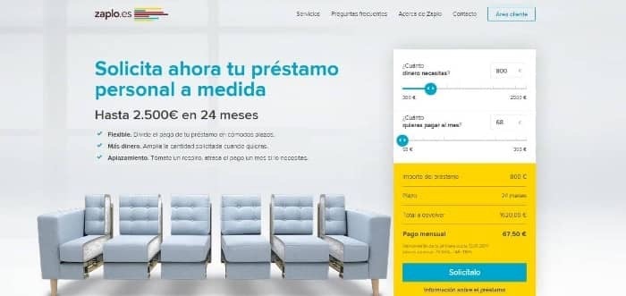 Zaplo - Préstamo de hasta 2 500 €