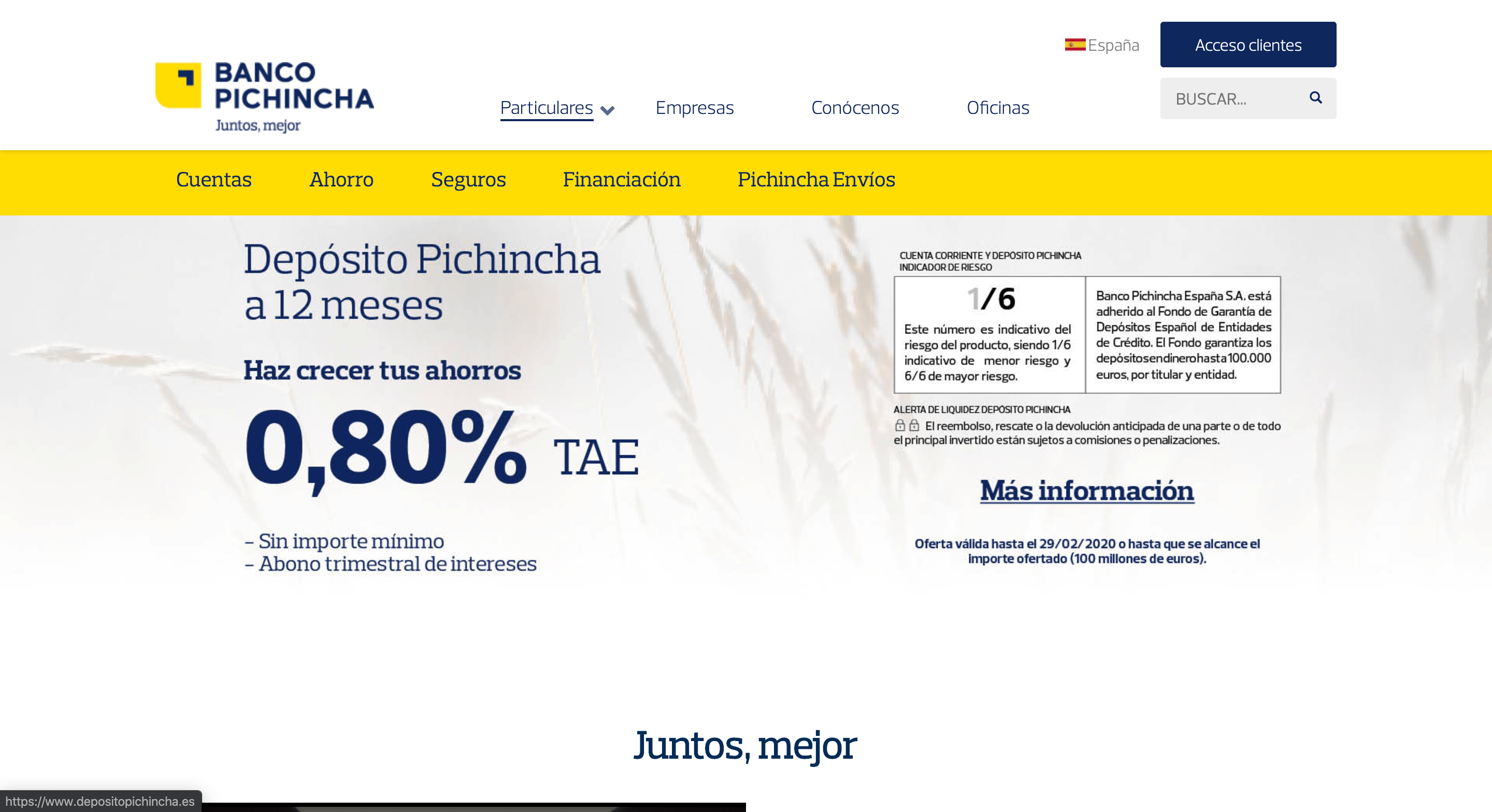 Banco Pichincha hipoteca revisión