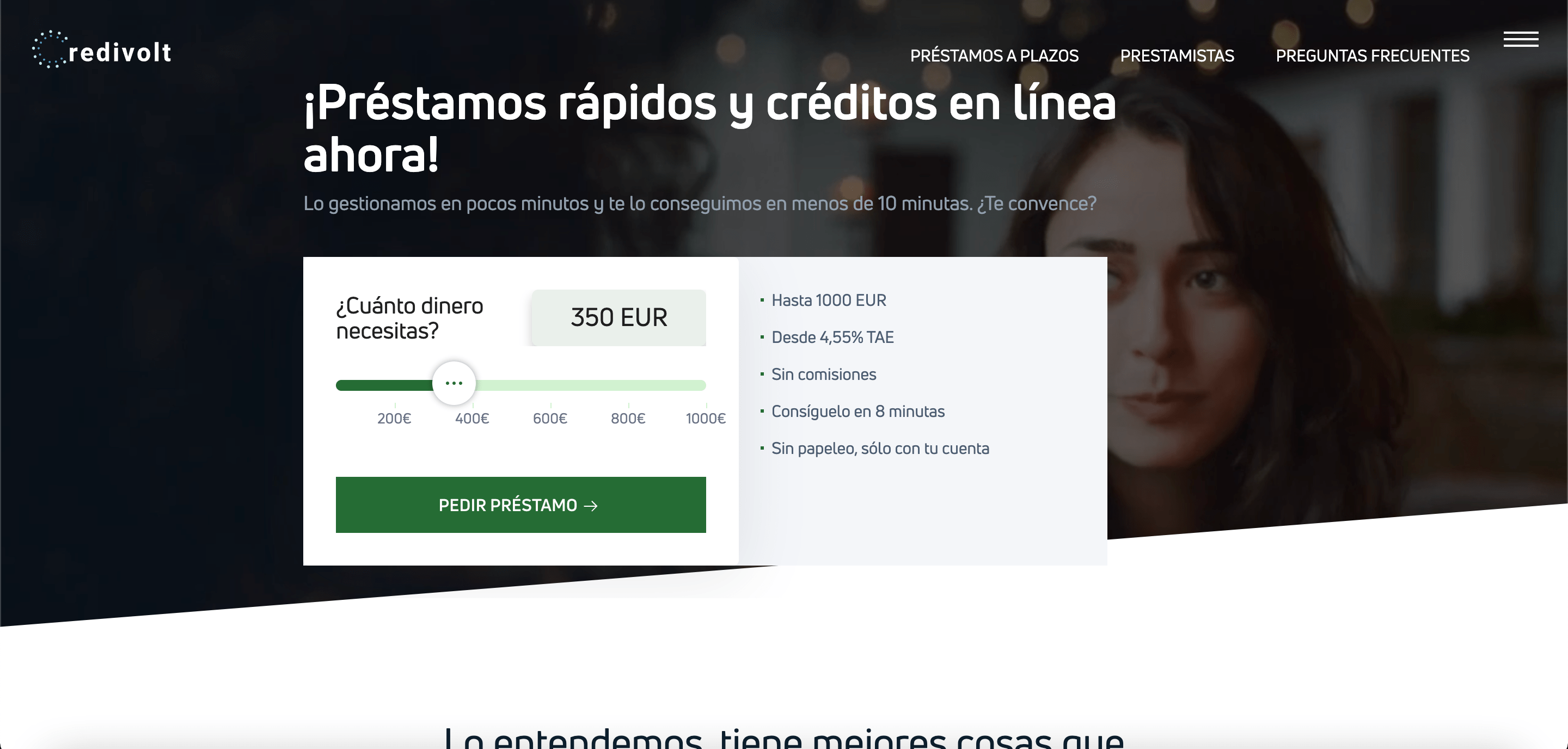 Credivolt - préstamo online de hasta 1000€