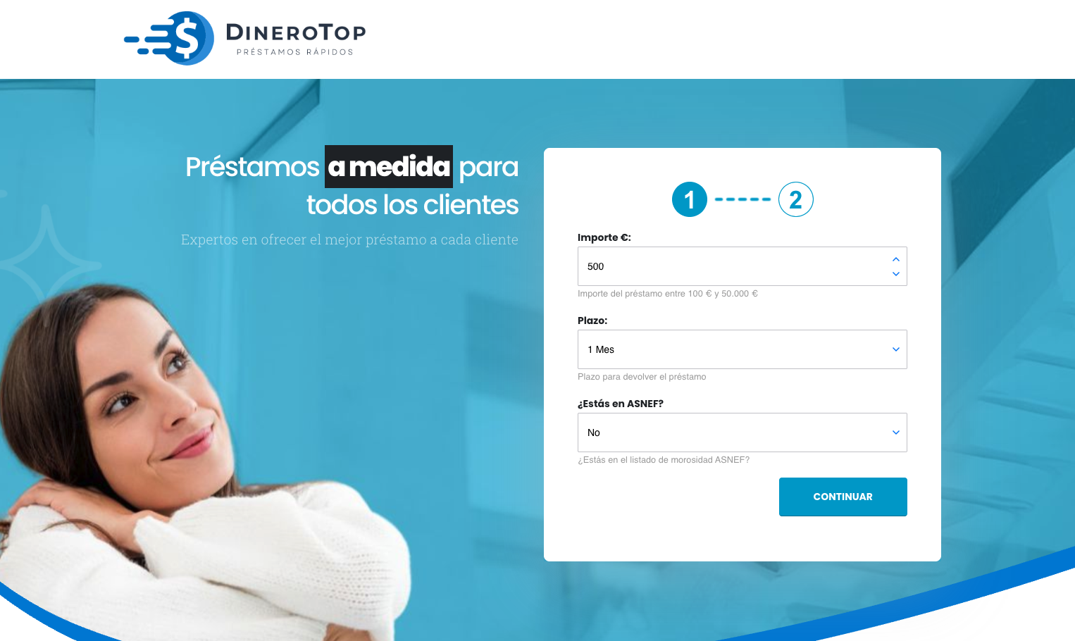 Dinerotop – Préstamos online hasta 50 000 €