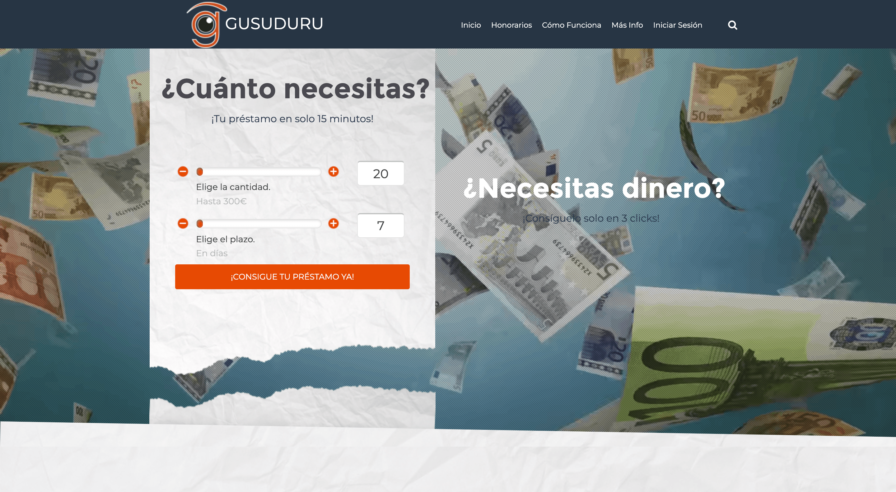 Gusuduru - préstamo online de hasta 300€