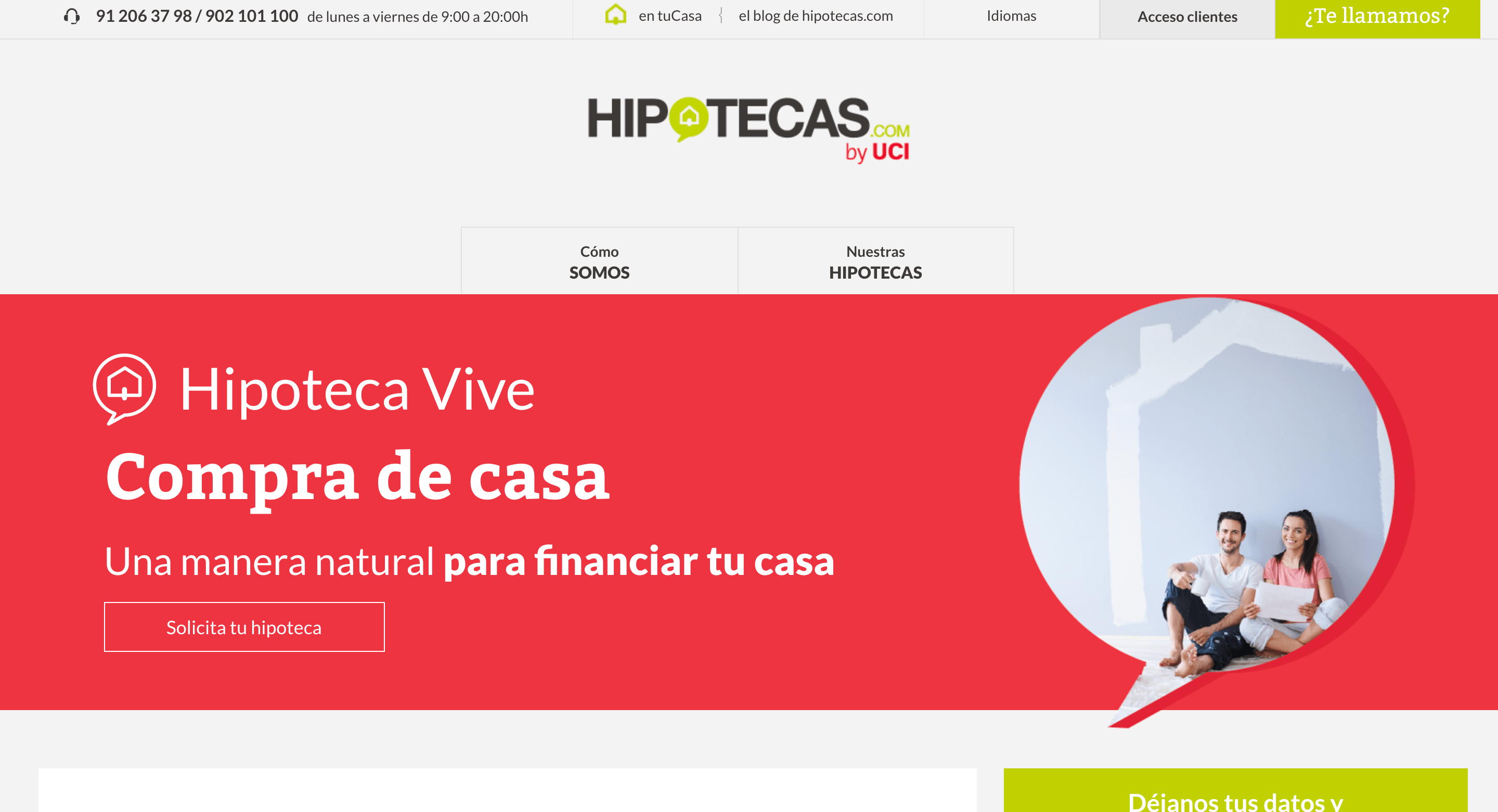 Hipotecas.com - Revisión des populares comparador de hipotecas