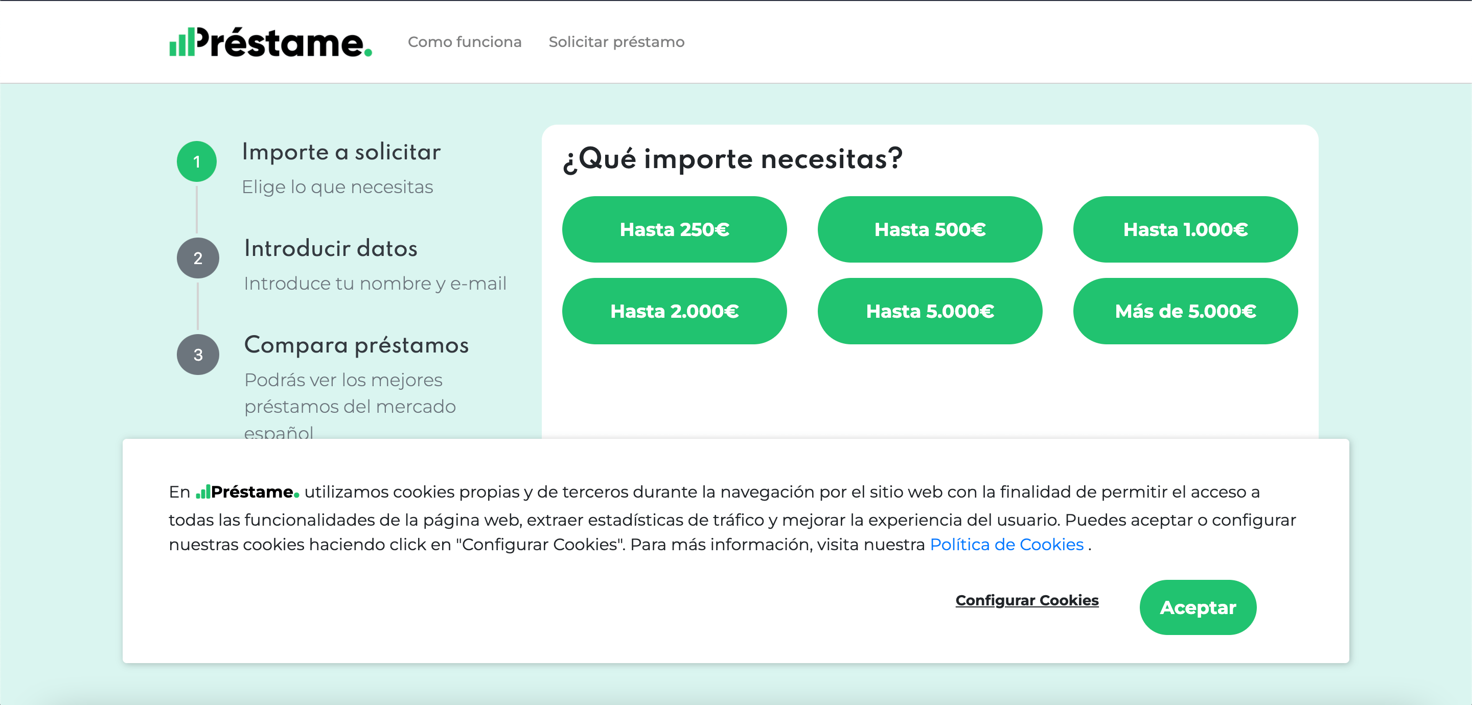 Préstame - Préstamo de hasta 5 000 €