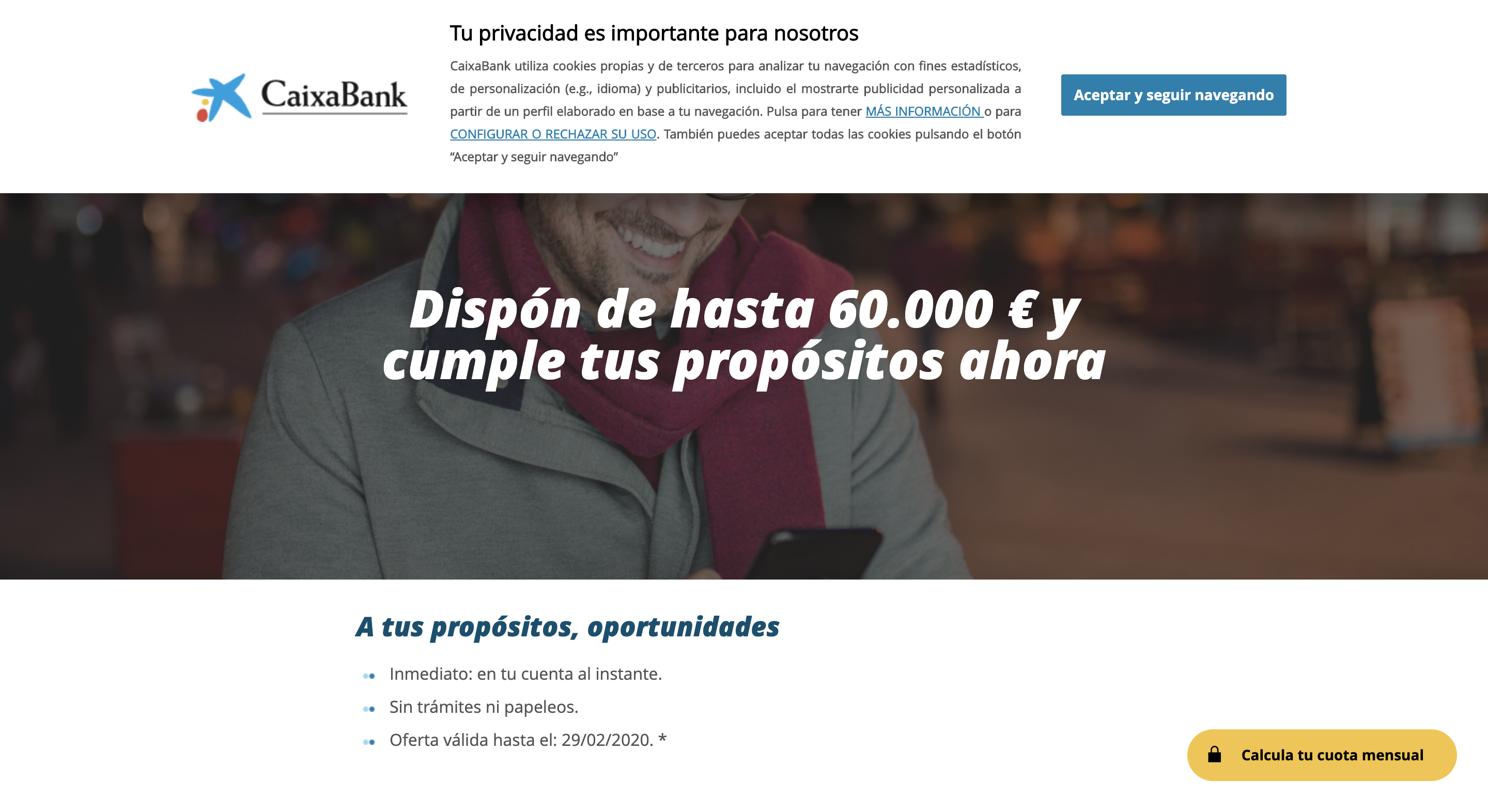 Préstamo Click&Go - Préstamos hasta 15 000 €