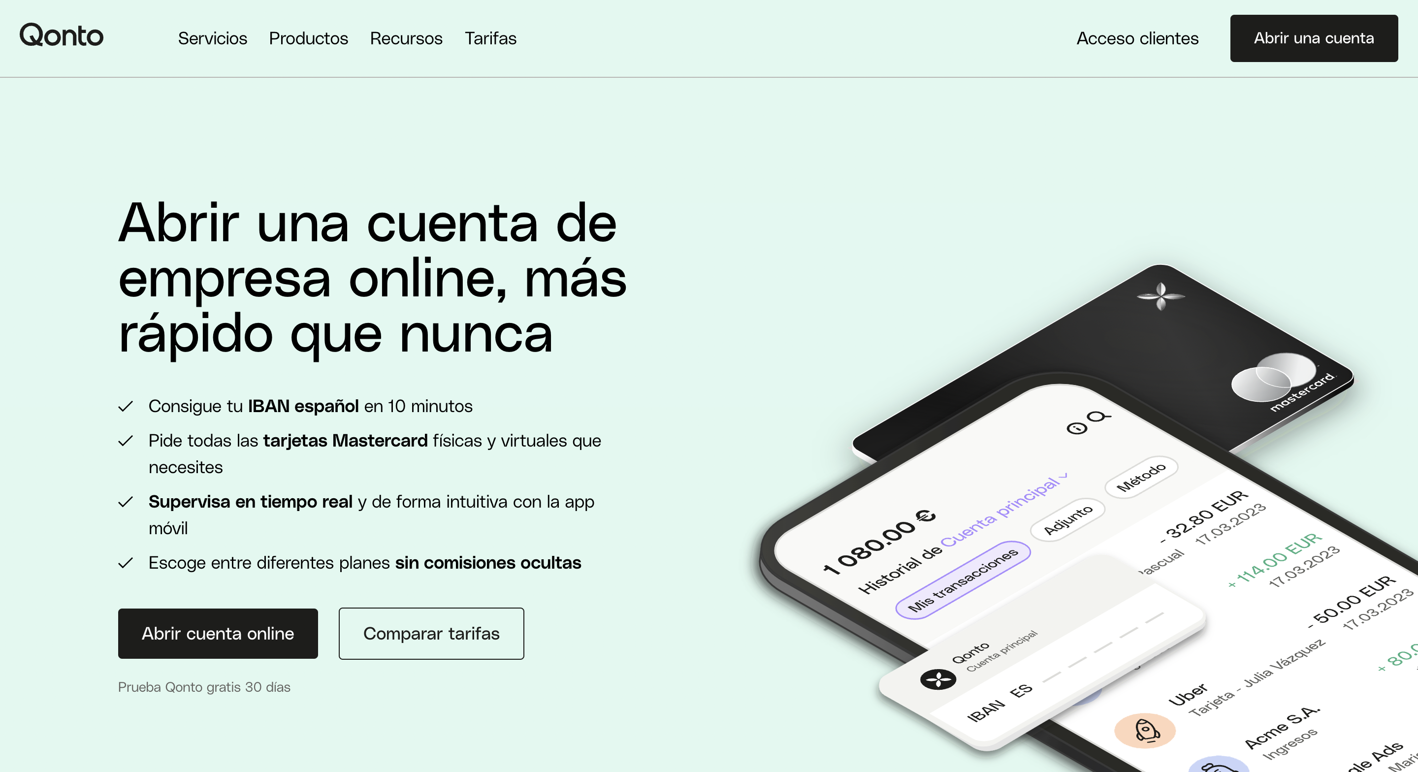 Qonto - préstamo online de hasta 50 000 €