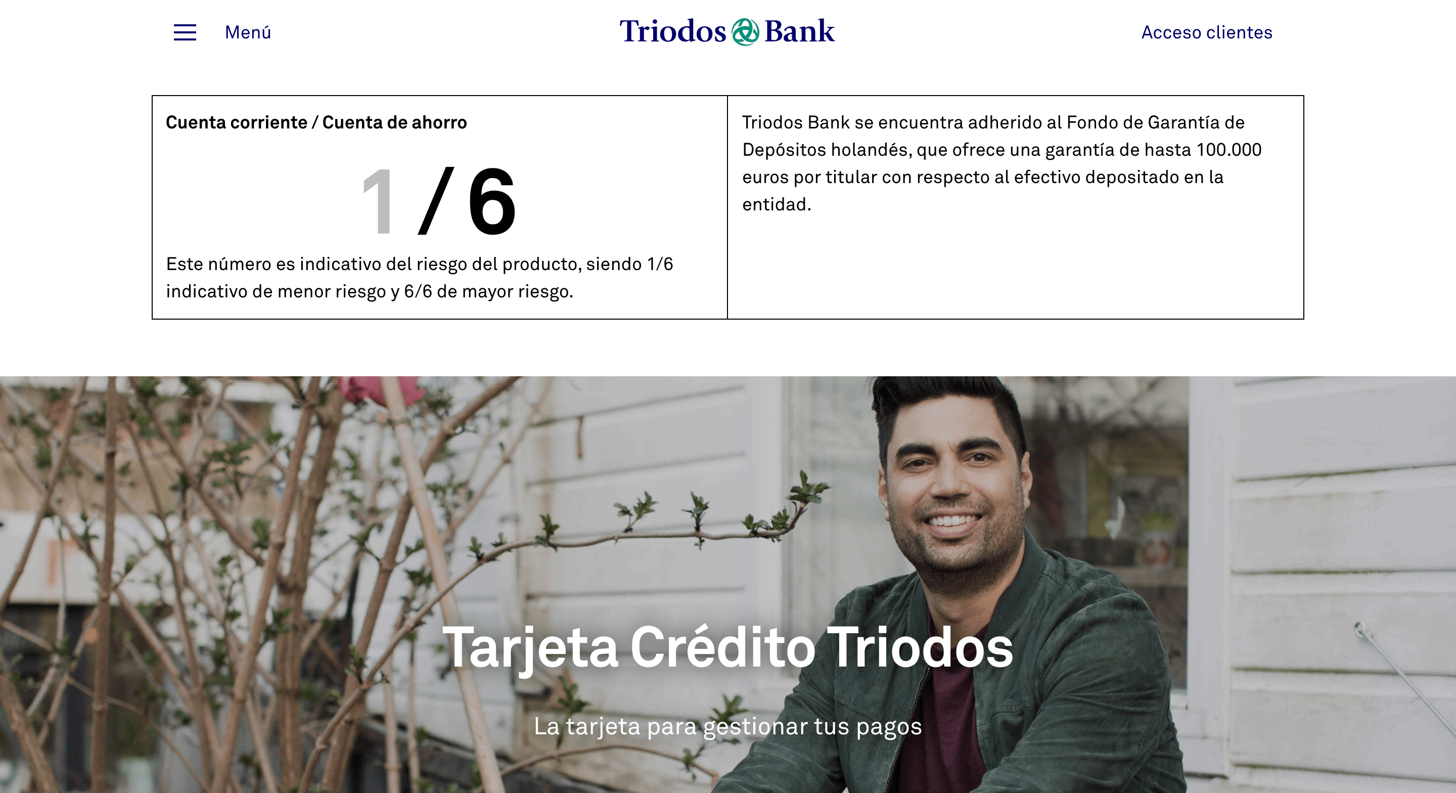 Triodos Bank Tarjeta de Crédito revisión